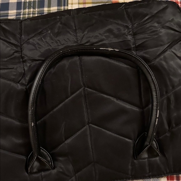 Black Quilted Women’s Tote Bag - Picture 7 of 7